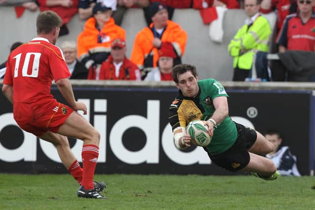 Jon Clarke scored the last time Saints met Munster in a knockout match (photo by David Rogers/Getty Images)