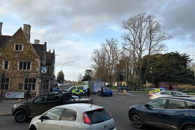 The scene of the incident.