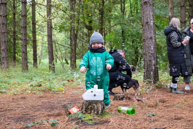 The Save Weekley Hall Wood campaign family fun day was a success. Picture by Simon Eppey.