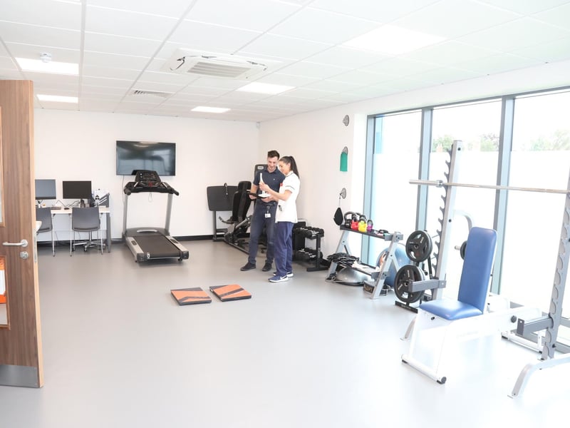 The physio gym  - a look behind the scenes of the £21.98m Glendon Wood Hospital near Kettering