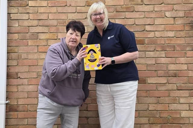Affordable housebuilder, Orbit Homes, has shown its support for Northamptonshire campaigner Jeanette Walsh’s county-wide Easter egg drive with a chocolate-filled donation.