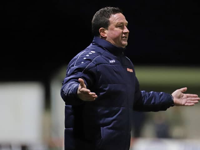 Former Kettering Town boss Paul Cox has been sacked by Boston United. Pictures by Peter Short