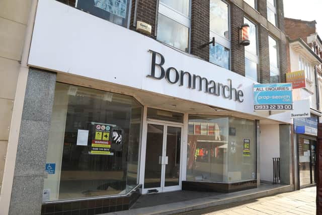 The empty Bonmarché unit