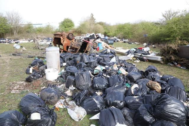 Tonnes of fly-tipped rubbish discovered in Cromwell Spinney, Wellingborough /National World