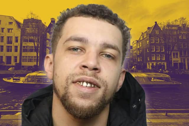 Gold-toothed Tyrone James Anderson, of Rushden, was tracked down to Amsterdam by Northamptonshire Police and is now behind bars. Image: Getty/ National World / Northamptonshire Police