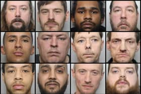 Faces of some of the offenders locked up at Northampton Crown Court during April