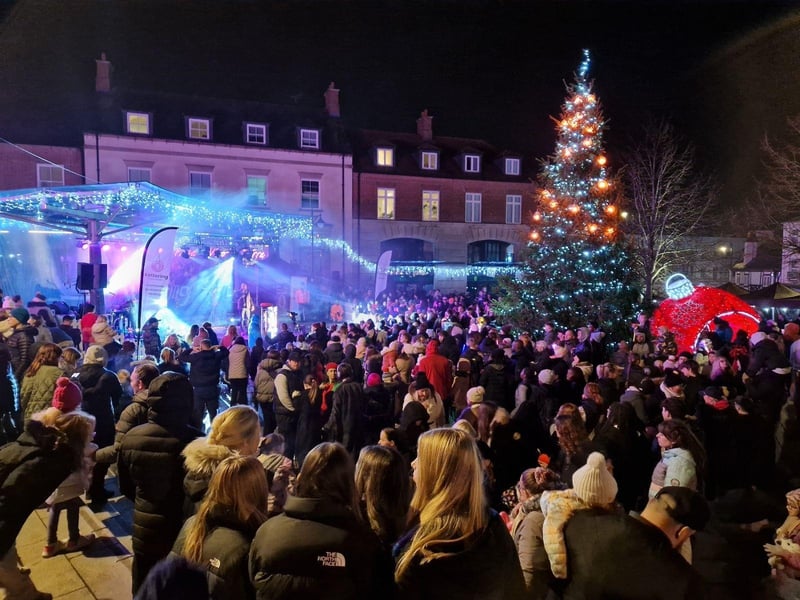PICTURE SPECIAL: Kettering Christmas lights switch on event 2024