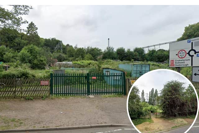 The old fence at the Northfield Avenue allotments Kettering/Google