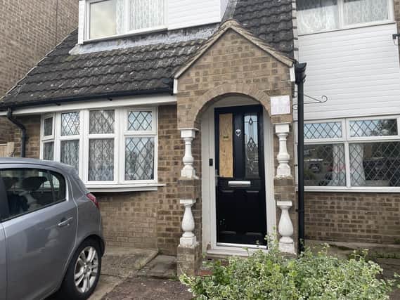 The home in Knights Close, Corby, where a man was arrested following the discovery of a cannabis factory. Image: National World.