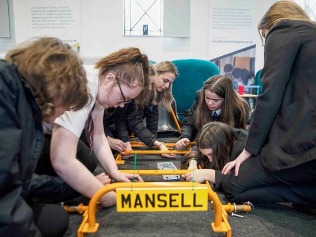 Pupils from around the county immerse themselves in the world of science, technology, engineering, arts and maths at the University of Northampton on Tuesday, March 29.