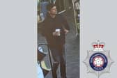 Police believe the man in the picture is connected to the incident