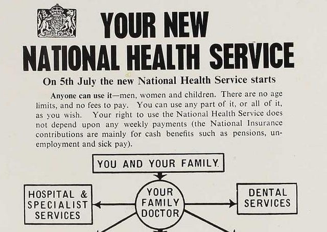 A further poster from when the NHS launched in 1948.