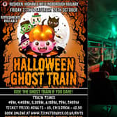 The ghost train returns for two days on October 27 and 28