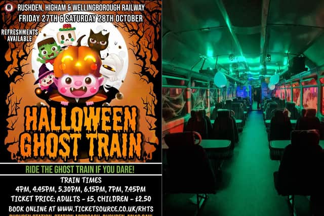 The ghost train returns for two days on October 27 and 28