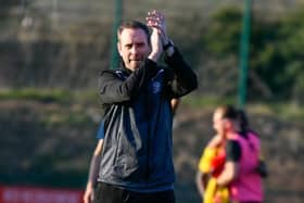 A first full season in charge of AFC Rushden & Diamonds begins for Andy Burgess at Hayden Road on Saturday. Picture courtesy of Hawkins Images