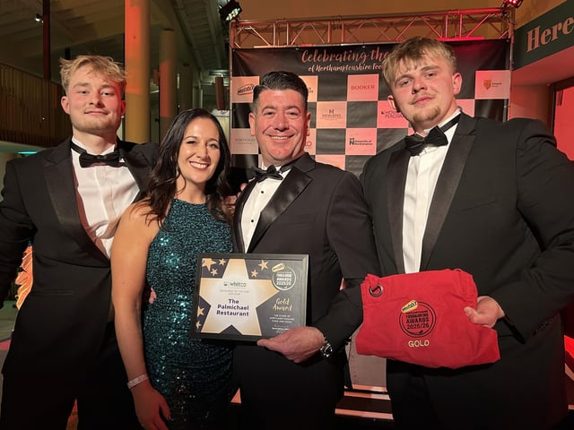 Awarded gold was The Palmichael Restaurant.