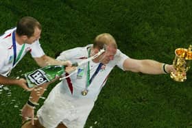 Lawrence Dallaglio was part of the sqad which won the World Cup in 2003