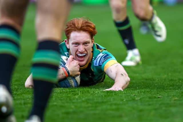 George Hendy scored what proved to be the winning try for Saints against Bath (picture: Ketan Shah)