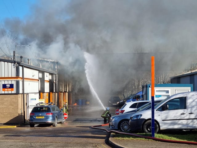 Kettering fire at Headlands MOT centre and garage