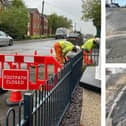 Road repairs at the junction of Reservoir Road and Shakespeare Road /UGC