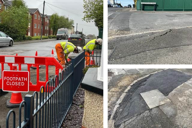 Road repairs at the junction of Reservoir Road and Shakespeare Road /UGC