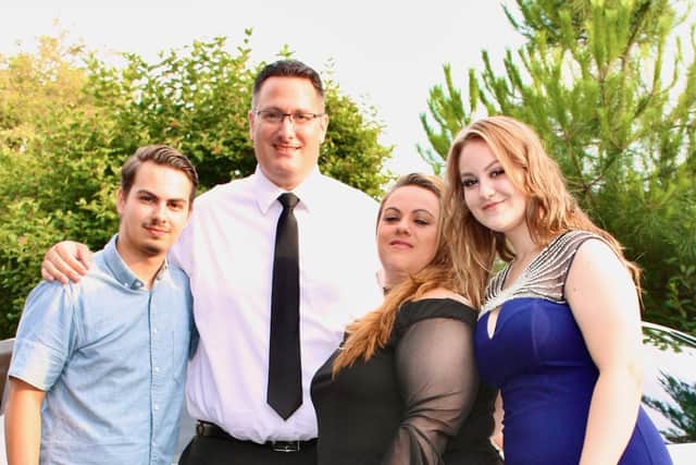 David and Hayley Lund, with their children Luke and Megan