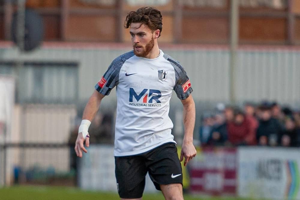 Connor Tomlinson in action for Corby Town in 2024 (Picture: Jim Darrah)