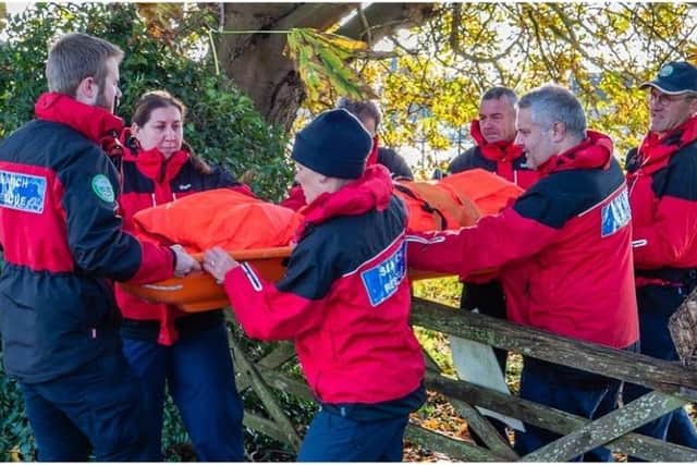 Northants Search & Rescue members in action