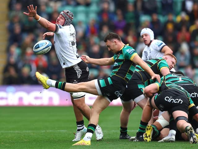 Tom James in action for Saints against Bristol (photo by Peter Nicholls/Getty Images)