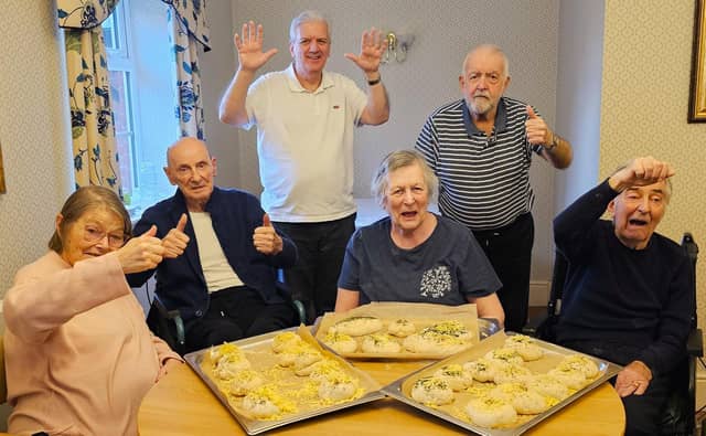 Celebrating 'Real Bread Week' at Elm Bank Care Home in Kettering.