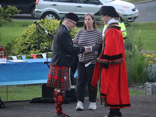 Corby D-Day Beacon Lighting 2024:Corby D-Day Beacon Lighting 2024