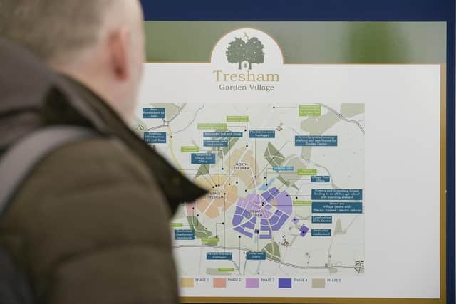 Tresham Garden Village will be located on the former Deenethorpe Airfield. Image: Deene Estates.