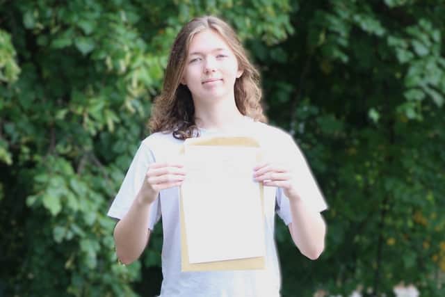 Euan is celebrating his wonderful results and is looking forward to studying Maths at Durham University.