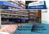 Staff engagement sessions have been held by the bosses at Kettering and Northampton General Hospitals/ University Hospitals of Northamptonshire