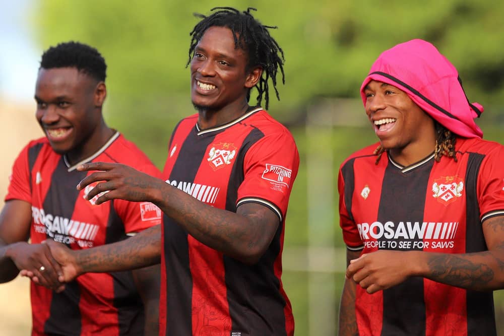 Nile Ranger was on target again in Kettering Town's 3-0 FA Cup win at St Ives Town on Saturday (Picture: Peter Short)