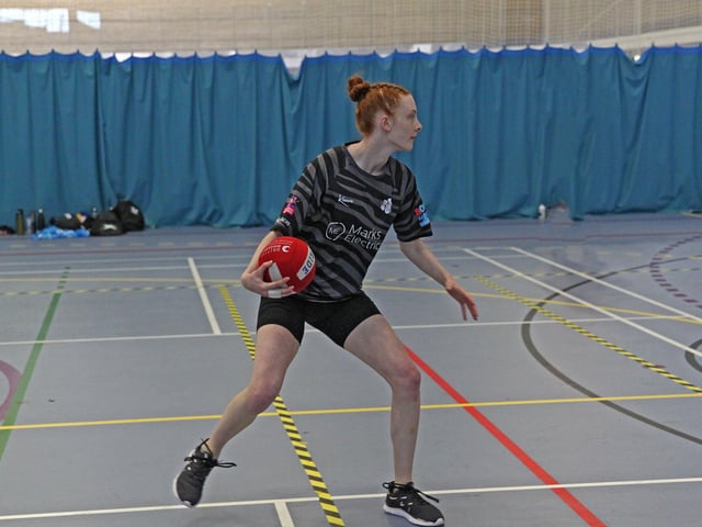 Victoria in action.