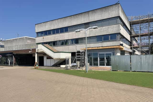The new sixth form college in Corby town centre is due to open in September