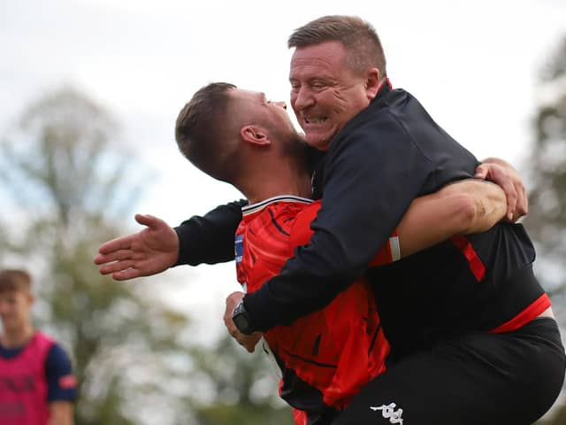 Andy Leese was able to celebrate a fine FA Cup success (picture: Peter Short)