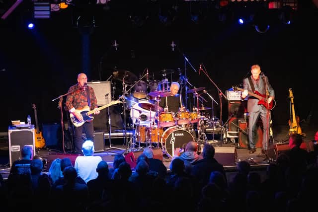 Ex-TC on stage at the Roadmender in Northampton on Friday, November 30.  Photo David Jackson.