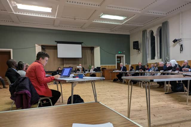Over 30 members of the public attended the meeting at Salem Hall on Wednesday (September 11)