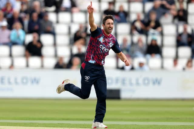 Ben Sanderson has been called up by the Trent Rockets to play in the Hundred next month