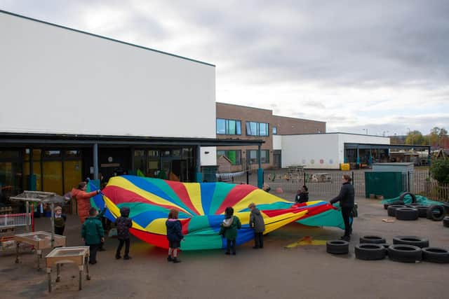 Priors Hall school building
