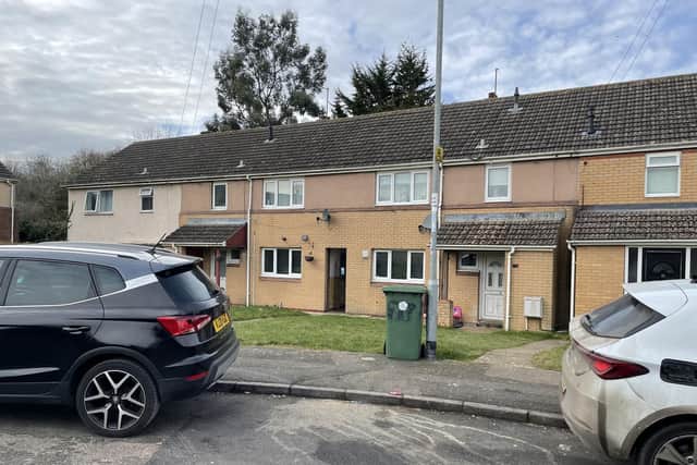 Officers were called to Lynton Grove in Corby just after 9am