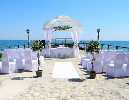 "The pier over the Mediterranean sea where I married my husband in Cyprus end of 2021"