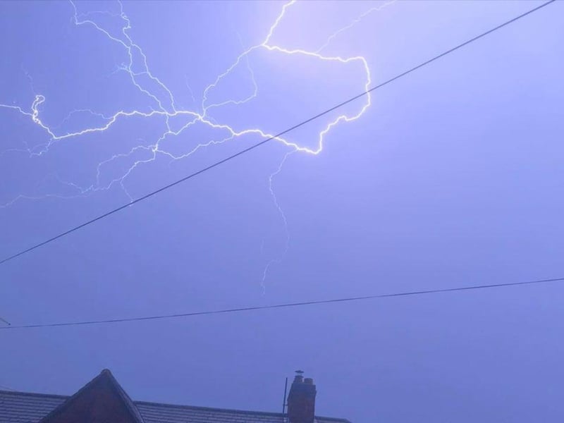 Your photos of the thunderstorms in north Northamptonshire
