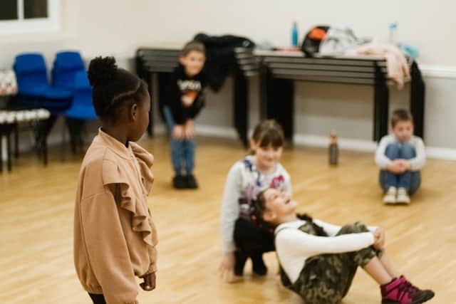 Wellingborough young people enjoying their drama at Victoria Centre