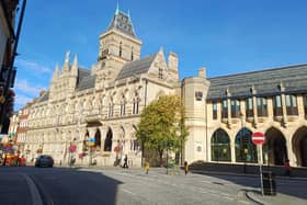 The inquest opened at the Guildhall in Northampton this morning (September 21)