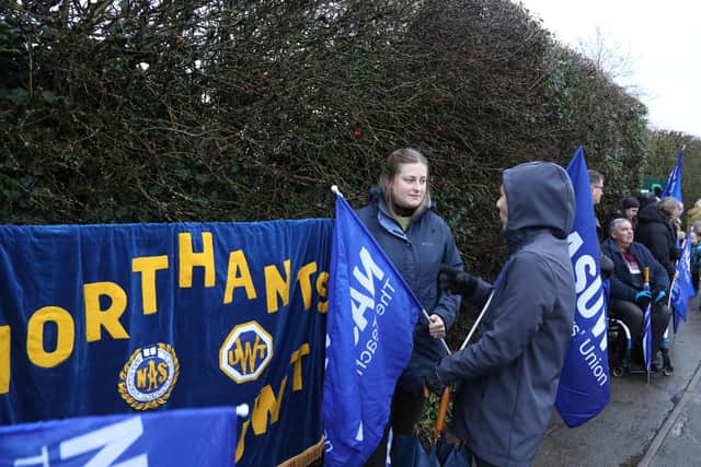 Meadowside Primary School strike by members of NASUWT /National World