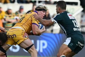 Henry Pollock shrugged off the boos to help Saints beat Section Paloise (photo by Gaizka IROZ / AFP via Getty Images)