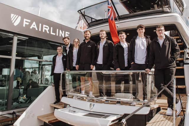 Fairline Yachts is looking to recruit 100 plus staff at its base in Oundle